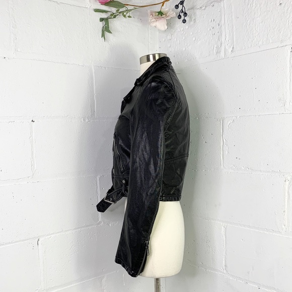 Nwot free people moto leather jacket - Picture 2 of 7